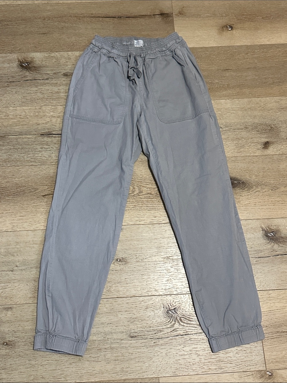 Market & Spruce Gray Casual Drawstring Jogger Pants